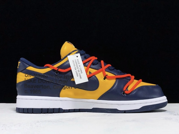 nike dunk low ofw michigan ct0856-700