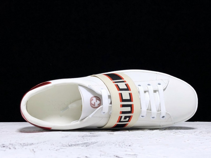gucc ace embroidered low-top sneaker