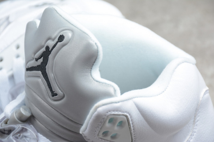 air jordan 5 retro metallic white (2015) 136027-130
